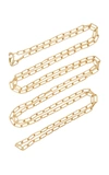 ASHLEY MCCORMICK 14K GOLD 30" OVAL LINKCHAIN,772352