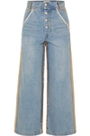 ANDERSSON BELL DISTRESSED HIGH-RISE WIDE-LEG JEANS