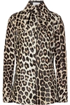 16ARLINGTON SEYMOUR LEOPARD-PRINT CALF HAIR SHIRT