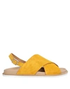 Alberto Fermani Sandals In Yellow