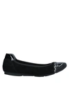 Hogan Woman Ballet Flats Black Size 5 Leather