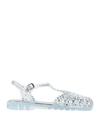 Jeffrey Campbell Women's Jelly Embellished T-strap Sandal In Transparent