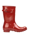 Hunter Boots In Red