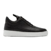 FILLING PIECES FILLING PIECES BLACK CROC LOW TOP RIPPLE SNEAKERS