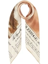 BURBERRY MARINER PRINTED SQUARE SCARF