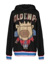 Dolce & Gabbana Black Sweater Pig Of The Year Hooded In Black