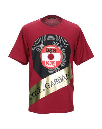 Dolce & Gabbana T-shirt In Red