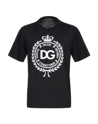 Dolce & Gabbana T-shirts In Dark Blue