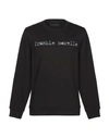 Frankie Morello Sweatshirts In Black