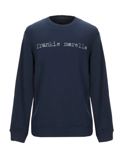 Frankie Morello Sweatshirts In Dark Blue