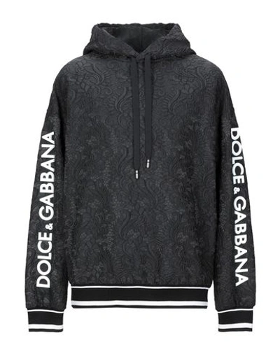 Dolce & Gabbana Sweatshirts In Black