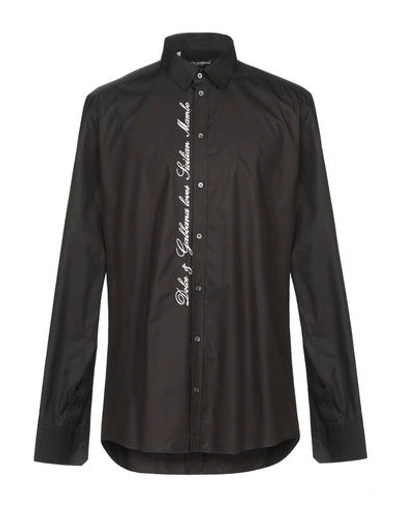 Dolce & Gabbana Shirts In Black