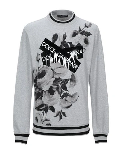 Dolce & Gabbana Sweatshirt In Light Grey