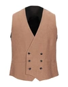 Lardini Suit Vest In Camel