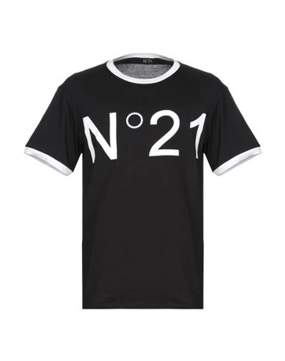 N°21 T-shirts In Black