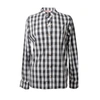 TOMCSANYI Telki Check Double Button Shirt