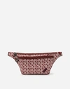 DOLCE & GABBANA NYLON FANNY PACK WITH DG MANIA PRINT