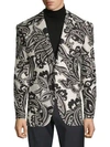ALEXANDER MCQUEEN Paisley-Print Cotton & Silk-Blend Sportcoat