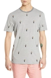 TED BAKER VIPA SLIM FIT EMBROIDERED T-SHIRT,MMB-VIPA-TH9M
