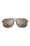 Maui Jim Kaupo Gap Navigator Polarized Sunglasses In Bronze