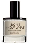 D.S. & DURGA I DON'T KNOW WHAT FRAGRANCE ENHANCER, 1.7 OZ,D191/W50/IDKW