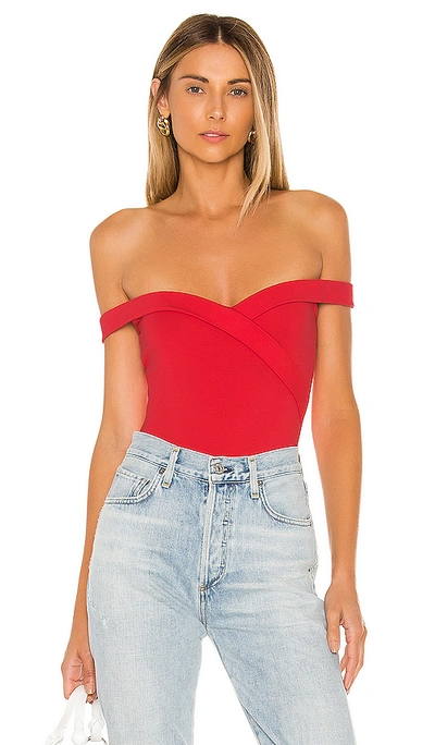 Lovers & Friends Freida Bodysuit In Red