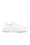 Apl Athletic Propulsion Labs Athletic Propulsion Labs White Techloom Wave Sneakers In White