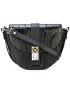 PROENZA SCHOULER EXOTIC PATCHWORK PS11 SMALL SADDLE BAG