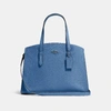 Coach Charlie Carryall In Blue/gunmetal