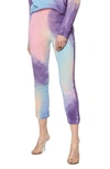 MOTHER THE SPRINGY LOUNGER TIE DYE ANKLE PANTS,10051-760