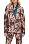 SCOTCH & SODA PRINT DOUBLE BREASTED BLAZER,152715