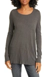 Atm Anthony Thomas Melillo Distressed Slub Cotton-jersey Top In Pavement