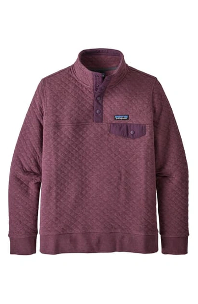 Patagonia Snap-t Quilted Pullover In Light Balsamic