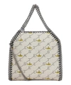 STELLA MCCARTNEY MINI FALABELLA MONOGRAM YELLOW SUBMARINE CANVAS TOTE BAG,5057865764337