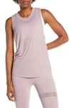 Alo Yoga Heat Wave Tank In Dusted Plum