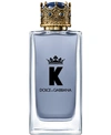 DOLCE & GABBANA K EAU DE TOILETTE, 3.3-OZ.