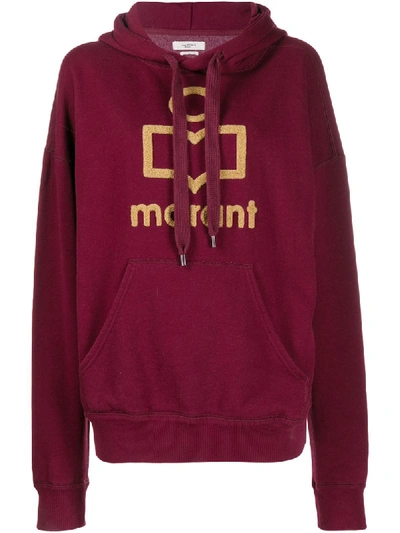 Isabel Marant Étoile Moby Hoodie In Red