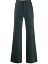 OFF-WHITE WIDE LEG TAILORED TROUSERS