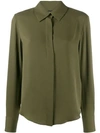 TOM FORD TOM FORD SILK SHIRT - 绿色