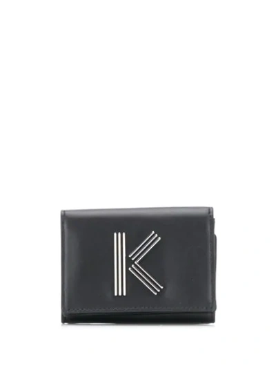 Kenzo 'k-bag' Portemonnaie In Black