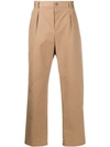 VALENTINO STRAIGHT LET PLEATED TROUSERS