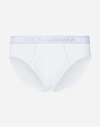 DOLCE & GABBANA MID-RISE BRIEFS IN TWO-WAY STRETCH COTTON JERSEY