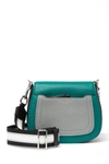 Marc Jacobs Empire City Mini Leather Messenger Bag In Arugula Multi