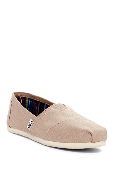 Toms Alpargata Canvas Slip-on Sneaker In Light Grey