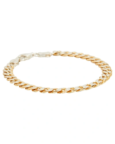 Argento Vivo Two Tone Chain Bracelet In Gold/ Silver