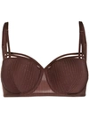 Marlies Dekkers Dame De Paris Balcony Bra In Brown