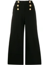 STELLA MCCARTNEY DECORATIVE BUTTONS FLARED TROUSERS
