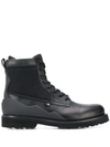 WOOLRICH RIDGED LACE-UP BOOTS