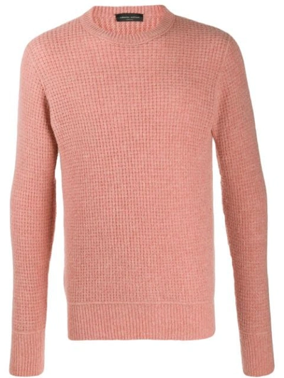 Roberto Collina Round Neck Jumper In Pink