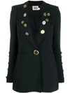 FAUSTO PUGLISI COIN EMBELLISHED BLAZER